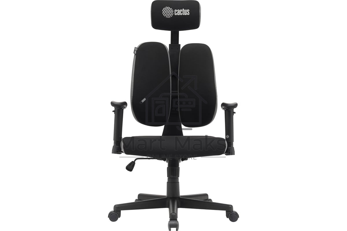 Кресло компьютерное Cactus CS-CHR-MC03-BKGY черный