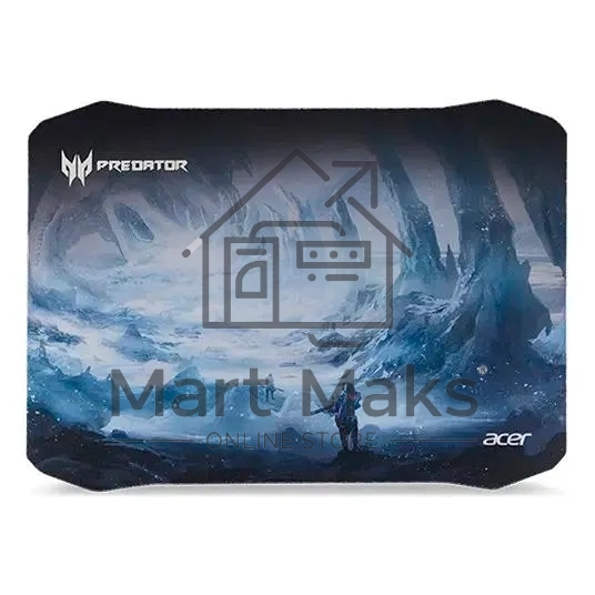 Коврик для мыши Acer Predator Ice Tunnel черный/синий 255x355x3мм