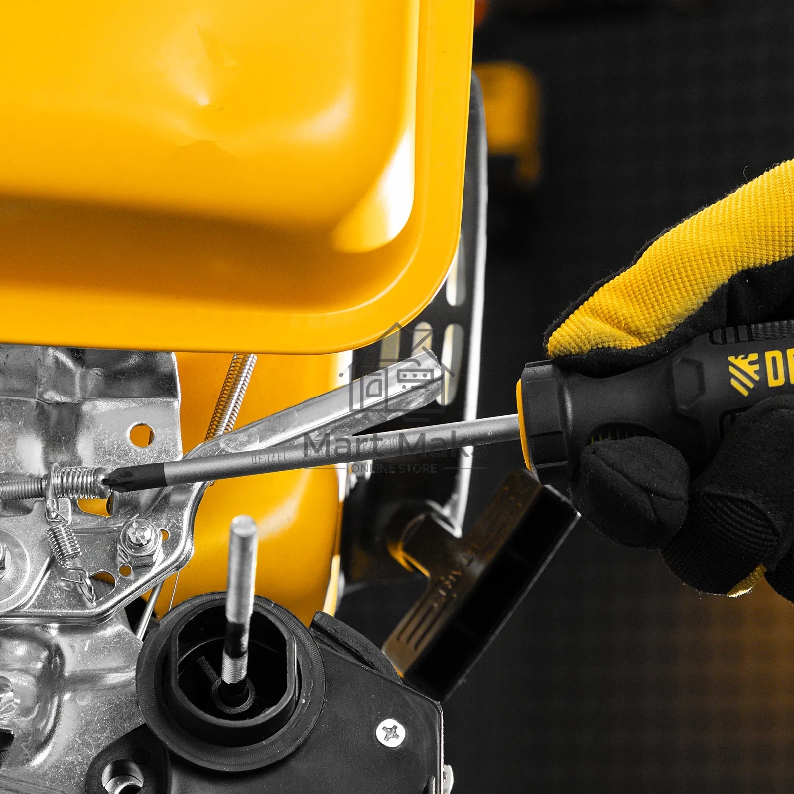 Отвертка Denzel PZ2x100 мм, S2, 3к рукоятка