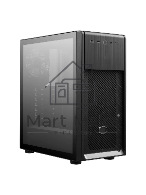 Компьютерный корпус без блока питания Cooler Master Elite 500, 2xUSB3.2, 1x120Fan, w/o PSU, Black, w/o ODD, Window TG left panel, ATX