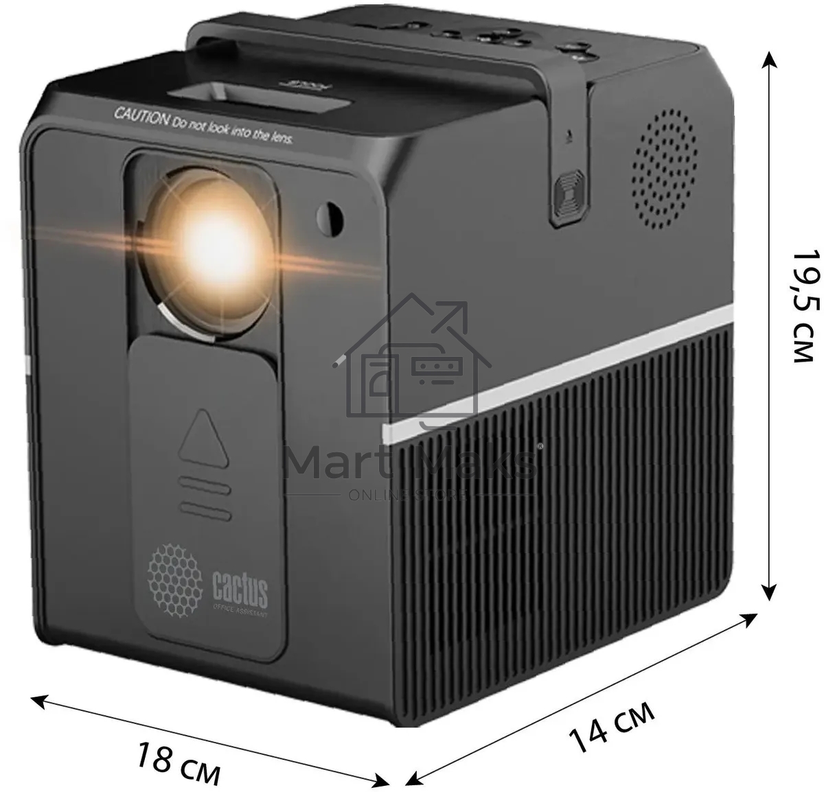 Проектор Cactus CS-PRC.04B.WUXGA-A LCD 3200Lm (1920x1080) 2000:1 ресурс лампы:30000часов 1xUSB typeA 1xHDMI 1.35кг