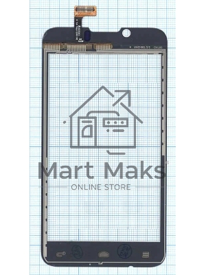 Сенсорное стекло (тачскрин) для Fly IQ441 Radiance, белое