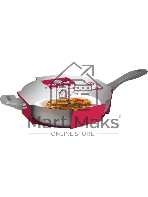 Сотейник Rondell Lumiere RDA-596, 26см, с крышкой, серый