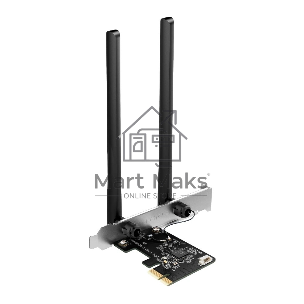 Wi-Fi  Bluetooth PCI Адаптер Mercusys AC1200 Dual-Band Wi-Fi Bluetooth  PCI Express Adapter