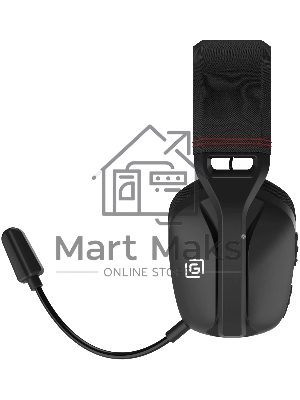 Наушники с микрофоном Оклик HS-L750G черный 1.5м накладные оголовье