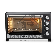 Мини-печь Hyundai MIO-HY075 38л. 2000Вт серебристый/черныйy