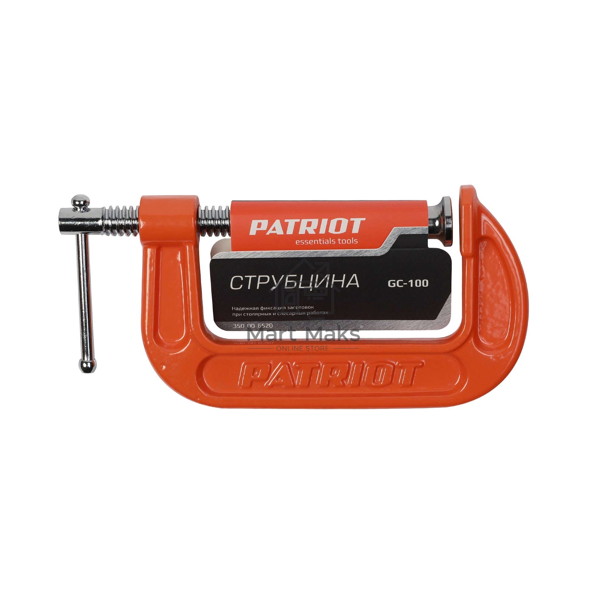 Струбцина PATRIOT GC-100, G-образная 100мм