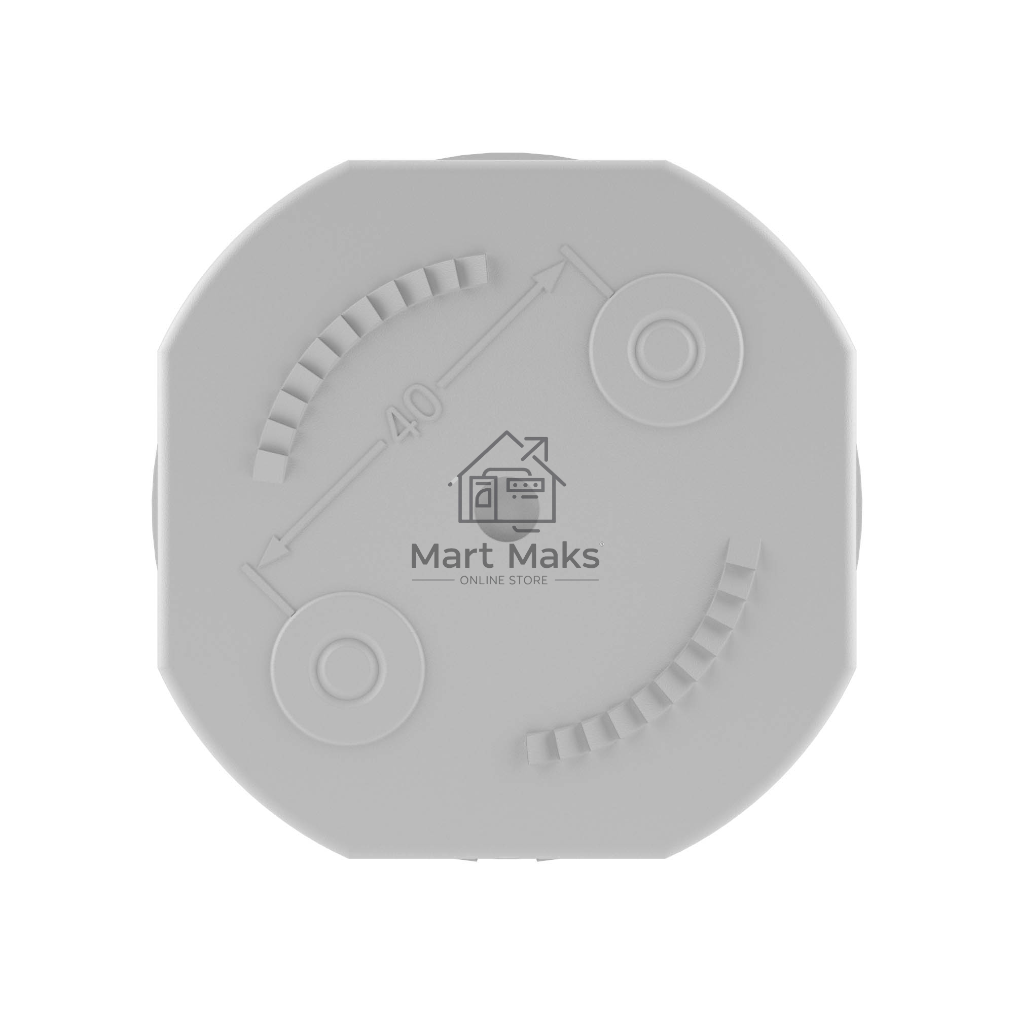 Коробка ответвит. DKC 53500 с кабельными вводами. IP44. д.65х35мм