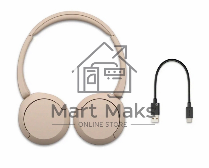 Гарнитура SONY WH-CH520CZ BEIGE Bluetooth