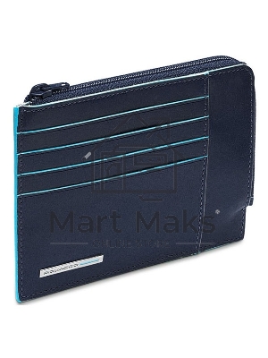 Чехол для кредитных карт Piquadro Blue Square PU1243B2R/BLU2 синий натур.кожа