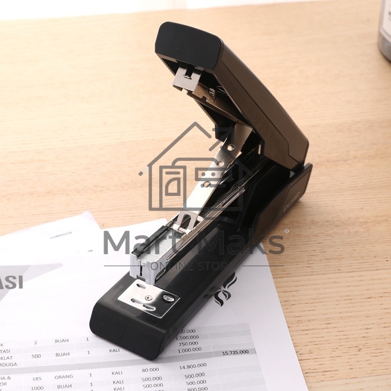 Степлер настольный Deli E0463Black Exceed 24/6 26/6 (25 листов) черный, 100 скоб, металл закрытый/открытый, коробка