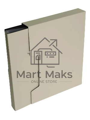 Папка с 100 прозрачными вкладками Бюрократ DeLuxe DLVBOX100MILK A4, пластик, 0.7мм, молочный в коробе