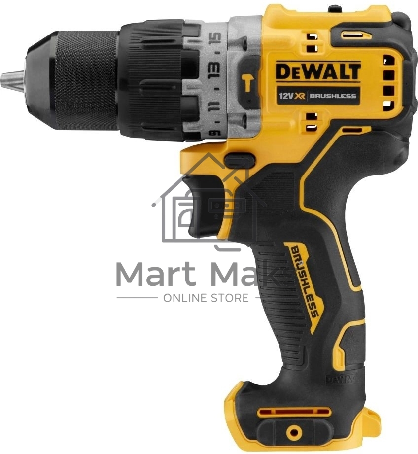 Дрель-шуруповерт DeWalt DCD706D2, Аккумуляторная, 18В, 2 АКБ, Кейс