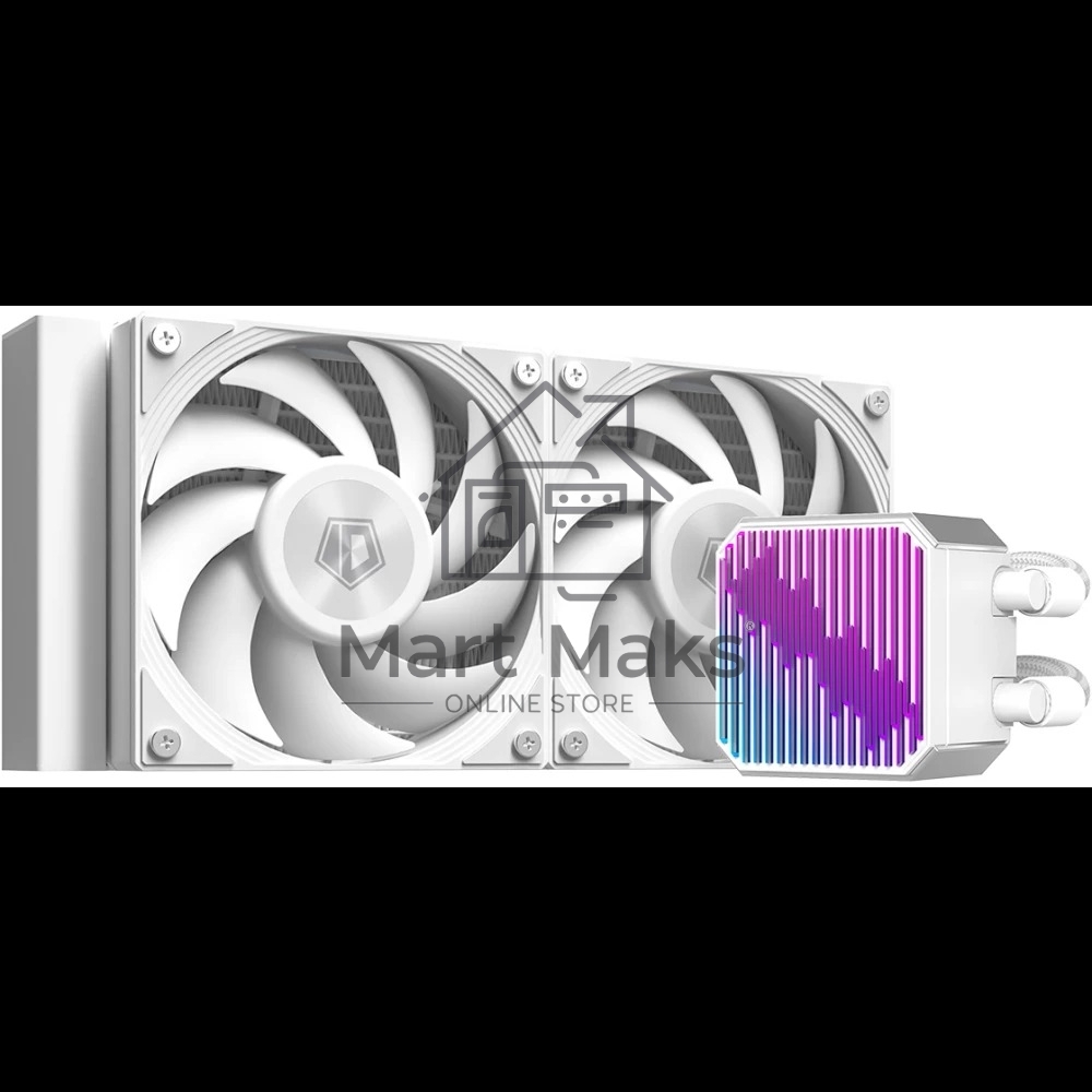 Система водяного охлаждения ID-Cooling DX240 Max белый 120мм алюминий+медь 2150rpm 32.5db 4-pin 300W