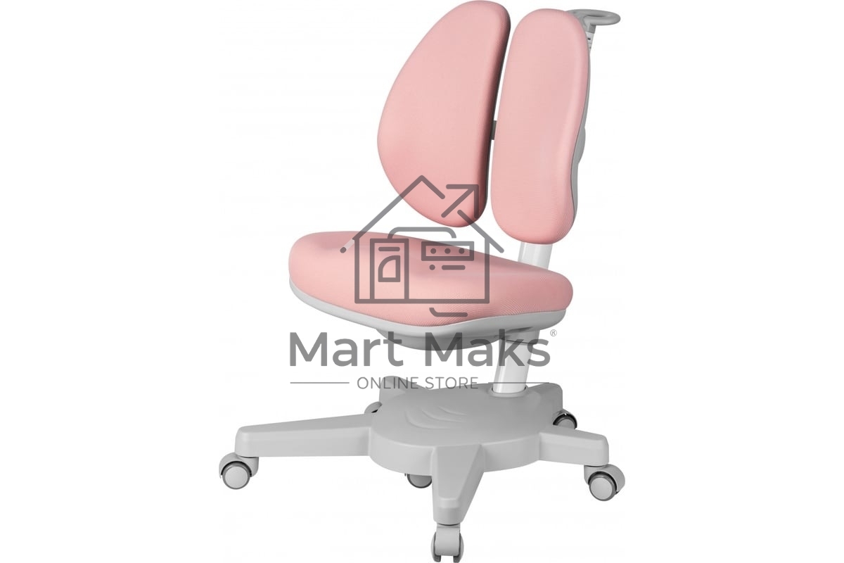 Кресло детское Cactus CS-CHR-3604PK розовый крестов. пластик серый