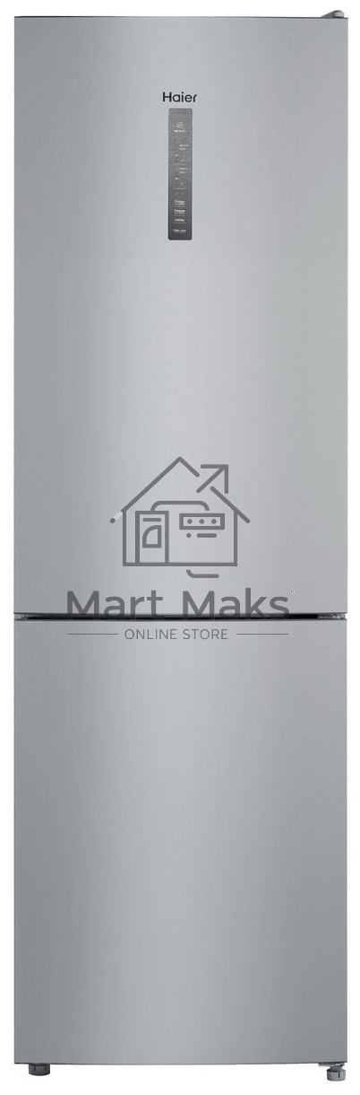 Холодильник Haier CEF535ASD серебристый двухкамерный, 241/105л, морозилка снизу, No Frost