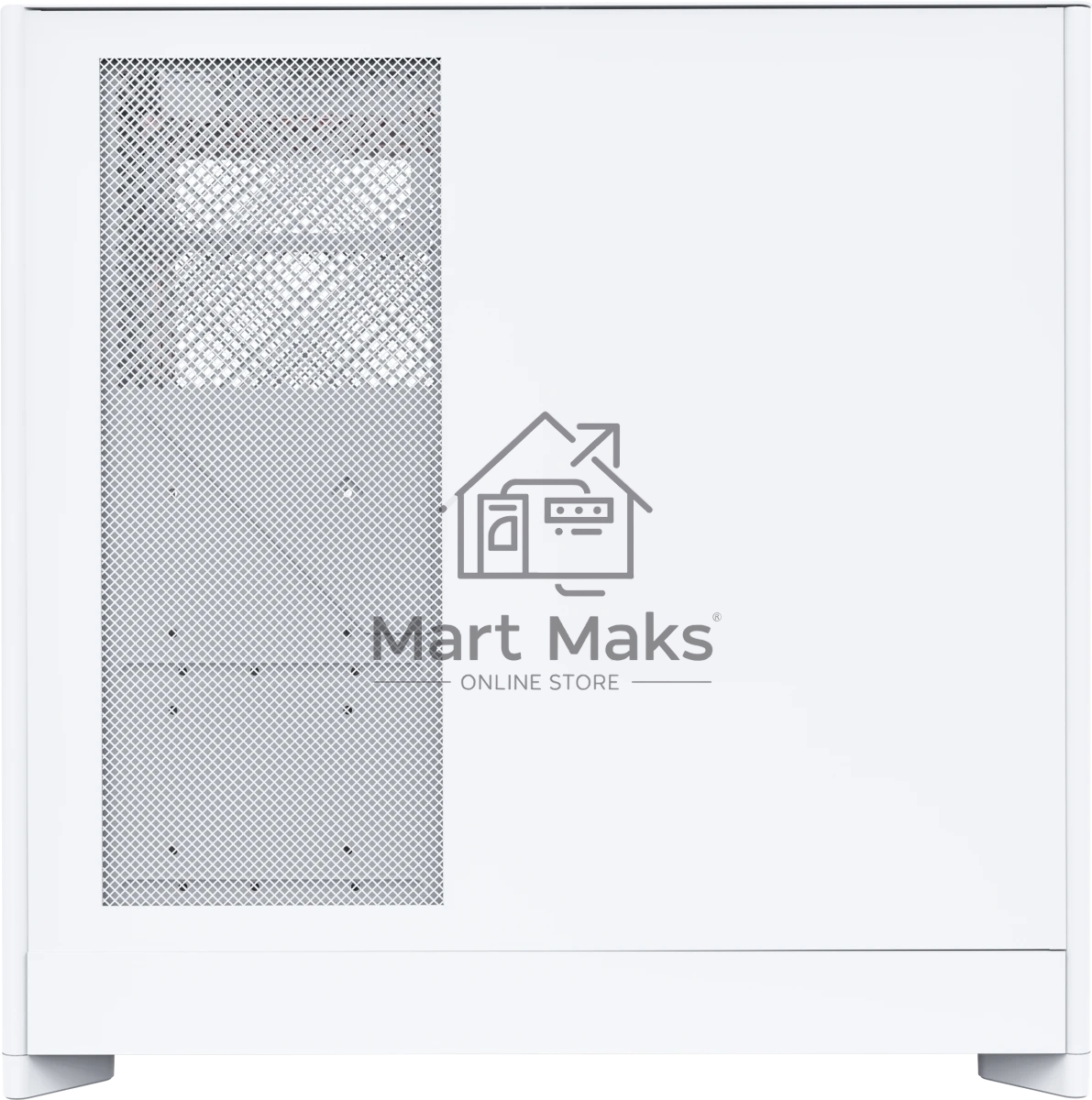 Компьютерный корпус Montech HS01 PRO белый без БП ATX 5x120мм 2xUSB 3.0 1xUSB3.1 audio