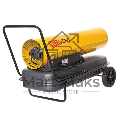Тепловая пушка дизельная RedVerg RD-DHD30T 30000Вт желтый/черный