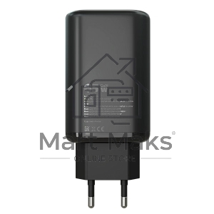 Зарядное устройство MORE CHOICE NC79a 1USB+2Type-C 3.0A PD 65W быстрая зарядка для Type-C 2м, черный