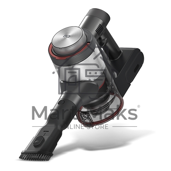 Пылесос вертикальный BQ VCA1005W Aqua Pro PREMIUM серый, питание от аккумулятора, 220 Вт, уборка сухая/влажная, пылесборник 0.5 л