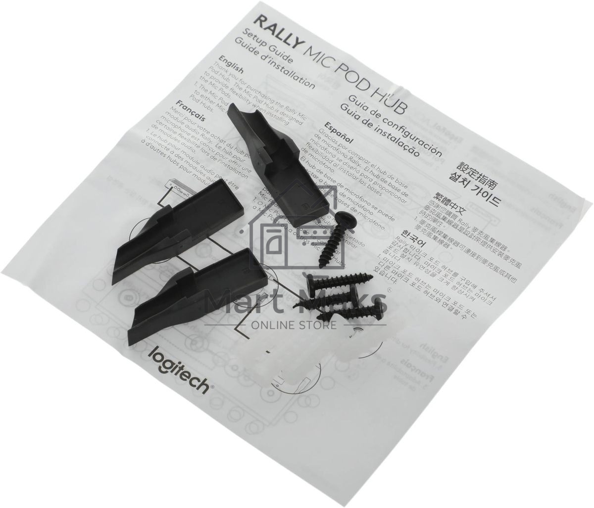 Концентратор для модулей микрофонов Accessory Logitech Other Mic Pod Hub Graphite for Rally Ultra-HD ConferenceCam