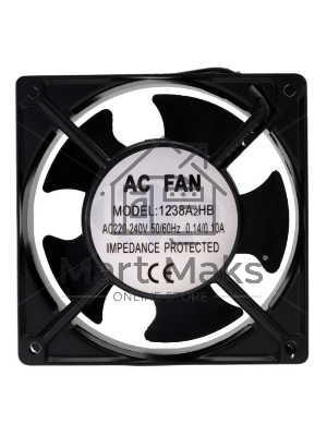 Вентилятор 120х120х38 1238A2HB 220V (ball bearing)