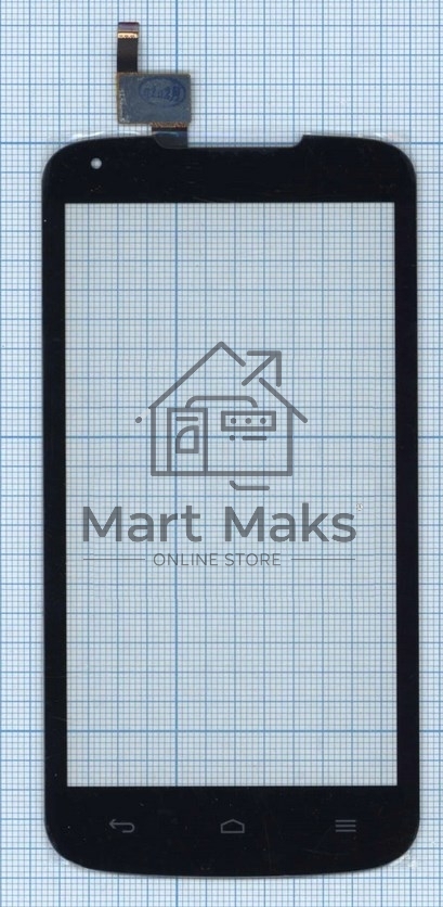 Сенсорное стекло (тачскрин) для Huawei Ascend Y520 (D2Y520-U22), черное