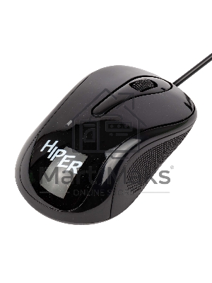 Мышь проводная HIPER HOM-031 черный, 1000 dpi, USB, кнопки - 3