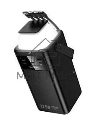 Внешний аккумулятор BOROFONE (6941991122057) BJ65B 80000mAh 2USB+1Type-C+1Lightning 2.0A 22.5W PD20W, черный