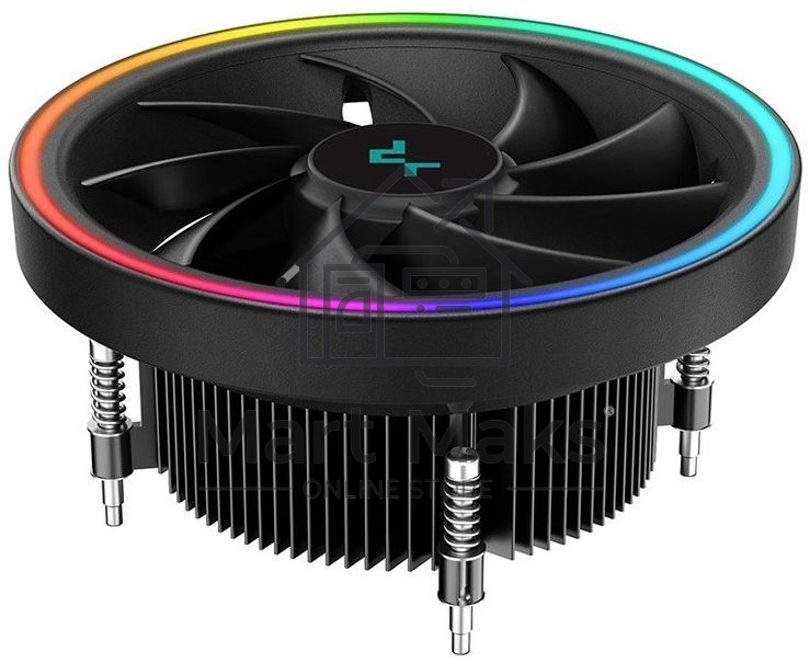 Кулер для процессора DEEPCOOL UL551 черный, 136 мм, алюминий, 1800 об/мин, 26.8 дБ, 4 pin, 95 Вт, 71 мм