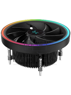 Кулер для процессора DEEPCOOL UL551 черный, 136 мм, алюминий, 1800 об/мин, 26.8 дБ, 4 pin, 95 Вт, 71 мм