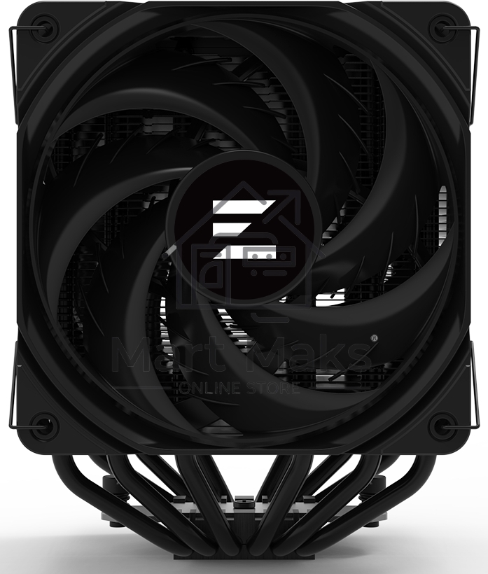 Кулер для процессора Zalman CNPS14X DUO черный, 120 мм, алюминий/медь, 2000 об/мин, 29.7 дБ, 4 pin, 270 Вт, 159 мм