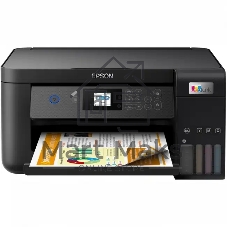 МФУ струйное Epson EcoTank L4260 (C11CJ63415), A4, цветной, печ. до 33 стр/мин. (ч/б) до 15 стр/мин. (цвет), 1440 x 5760 dpi (печать) 1200x2400dpi (скан.), USB, Wi-Fi
