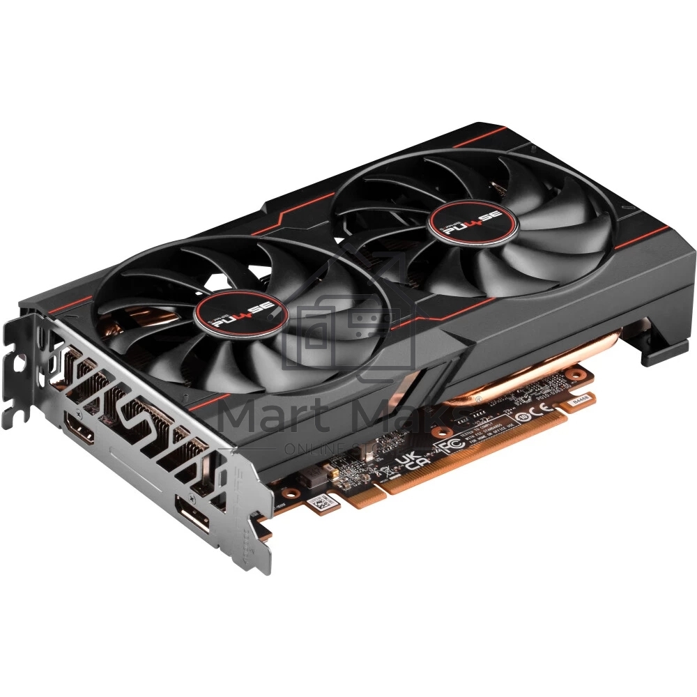 Видеокарта Sapphire RX6500XT Gaming OC Pulse 11314-07-20G AMD Radeon RX 6500XT 4Gb 64bit GDDR6 PCI-E 4.0 2685/18000 HDMIx1 DPx1 HDCP Ret