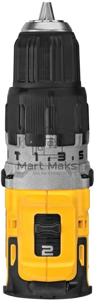 Дрель-шуруповерт DeWalt DCD706D2, Аккумуляторная, 18В, 2 АКБ, Кейс
