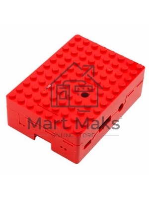 Корпус RA183 red для микрокомпьютера Raspberry Pi 3 ACD Red ABS Plastic Building Block case for Raspberry Pi 3