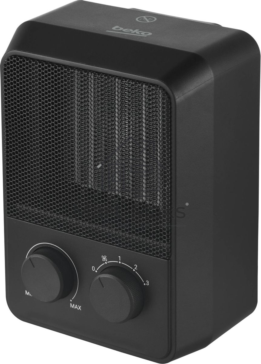 Тепловентилятор Beko Winter Range RHP 5320 B черный, 2000 Вт, 15 м2, термостат