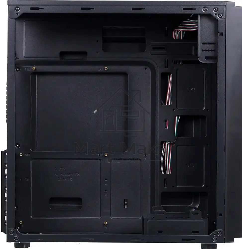 Компьютерный корпус Accord JP-II черный без БП ATX 1x80mm 2xUSB2.0 1xUSB3.0 audio