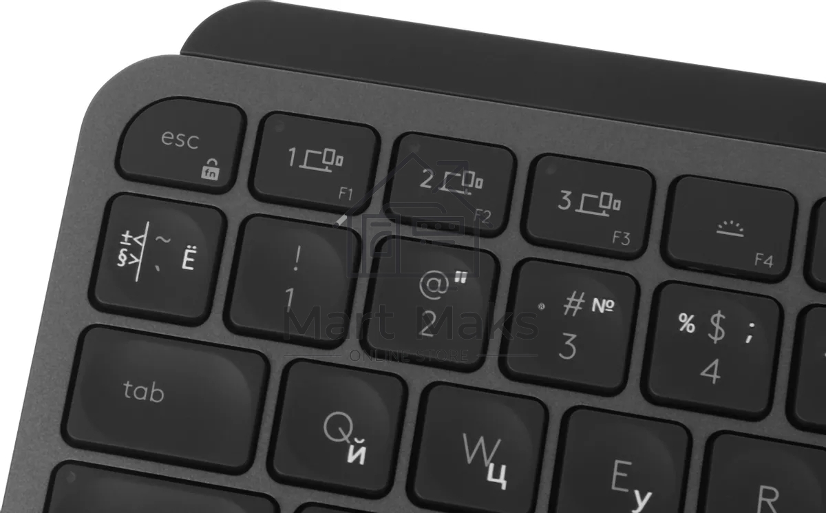 Клавиатура беспроводная Logitech MX Keys Mini темно-серый USB BT/Radio LED (920-010617)