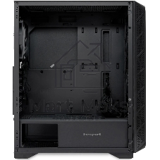 Компьютерный корпус HSPD M521, Mesh Mid Tower, черный, slide TG, 0.45 SPCC, 4x120мм ARGb ATX, mATX, mITX 160/330/184мм 2x2.5
