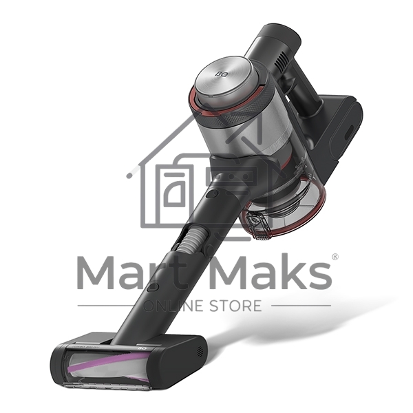 Пылесос вертикальный BQ VCA1005W Aqua Pro PREMIUM серый, питание от аккумулятора, 220 Вт, уборка сухая/влажная, пылесборник 0.5 л