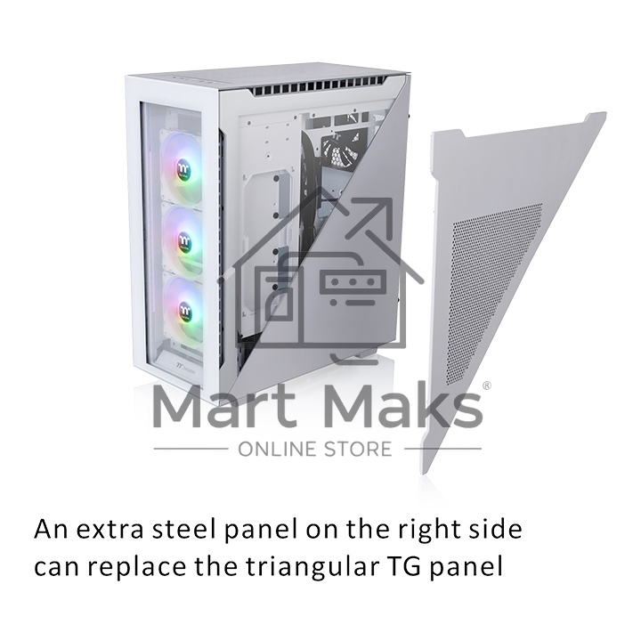 Компьютерный корпус Thermaltake Divider 500 TG Snow ARGB CA-1T4-00M6WN-01 White/Win/SPCC/Tempered Glass*4/120mm ARGB Fan*3/120mm Standard Fan*1 (527897)