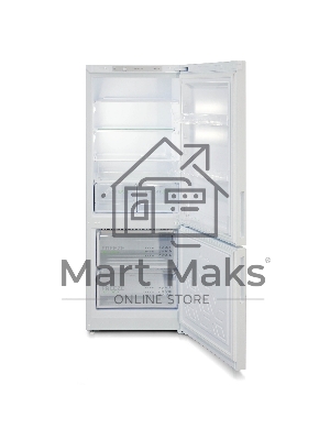 Холодильник Бирюса 6134 белый двухкамерный 210/85 л морозилка снизу, автоматическое оттаивание