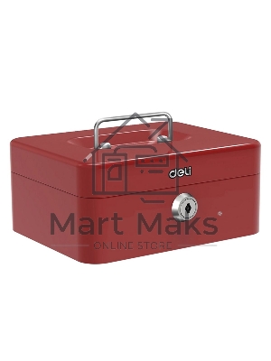 Сейф для денег Deli ET501 90х 200х 160 мм ключевой, красный