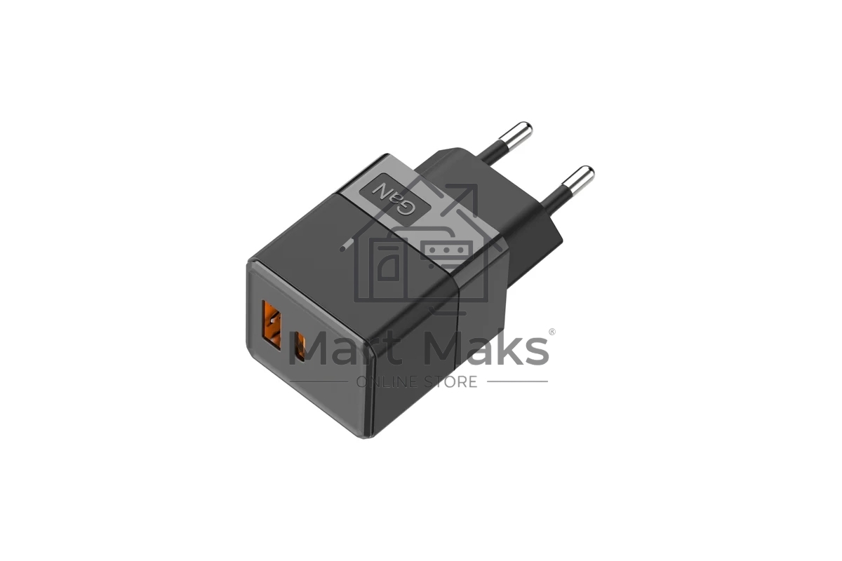 Сетевое зарядное устройство с двумя портами USB-A и USB-C, 35Вт Rexant