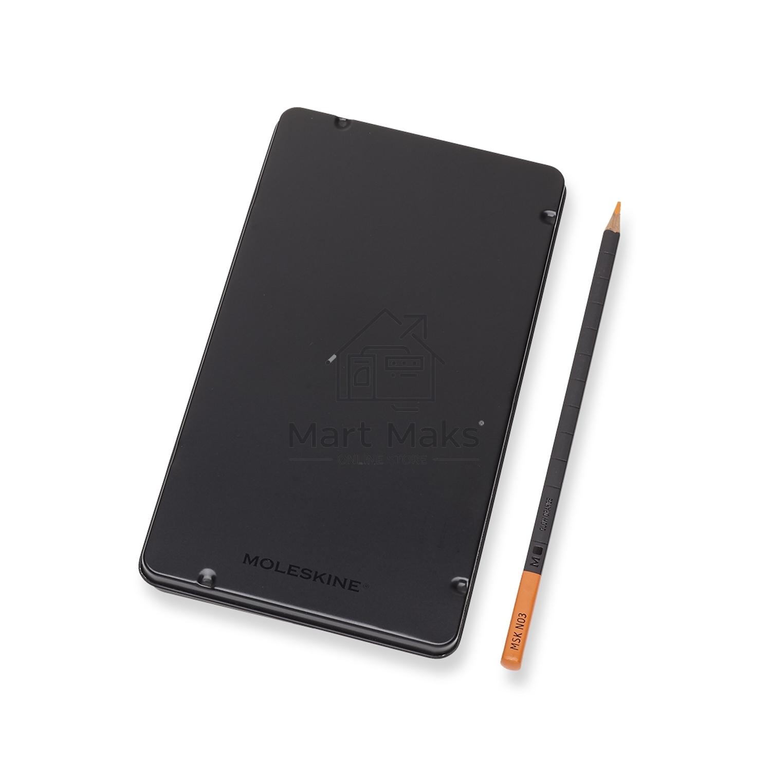 Карандаши цветные Moleskine WATERCOLOUR EW7P12COLA, акварельные, 12 цветов, металлическая коробка