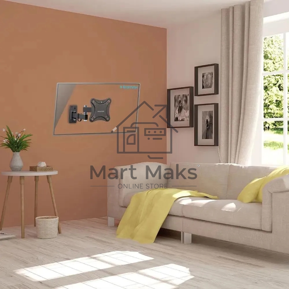 Кронштейн для телевизора Kromax CORBEL-3 черный, 10