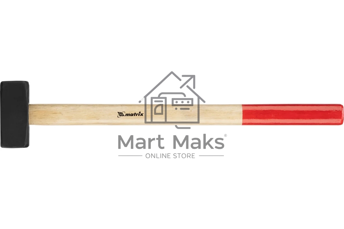 Кувалда Matrix 11029 3000 г, кованая головка, деревянная рукоятка 700 мм
