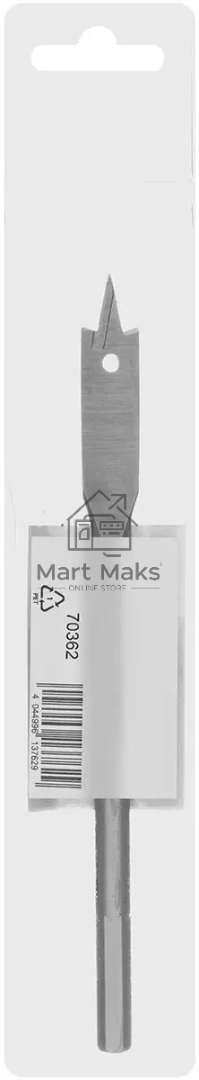 Сверло по дереву Сибртех перовое, 12 мм