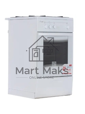 Плита газовая Лысьва ГП 300 МС СТ-2у белый, конфорок 3 газовых, духовка 57 л, 50 см x 84 см x 60 см